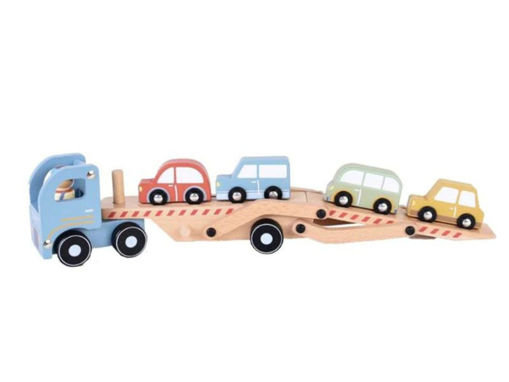 Little Dutch Camion porta macchinine in legno - EmotionsToy