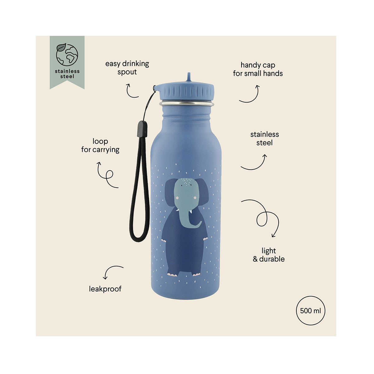 Trixie Borraccia 500 ml Mrs. Elephant