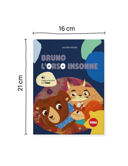 Faba BKI10002 Libro sonoro Bruno L'Orso Insonne