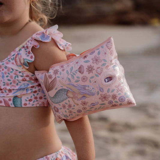 Bracciolo mare Little Dutch Dreamy Mermaid con design a sirena, perfetto per i bambini in acqua e spiaggia