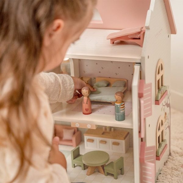 Little Dutch Casa delle Bambole in legno Rosa - EmotionsToy
