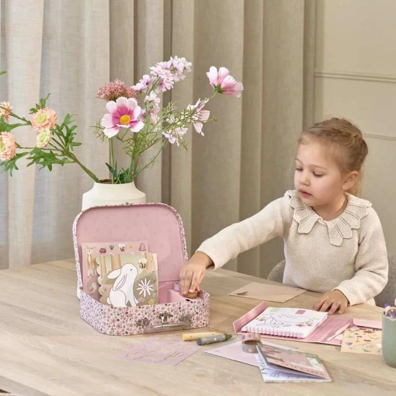 Little Dutch® Valigetta creativa Rosa Fairy Garden