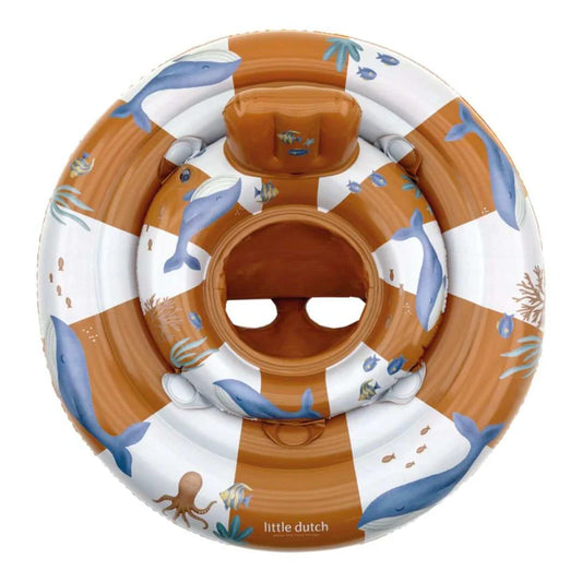 Salvagente gonfiabile per bambini Little Dutch Ocean World, accessorio mare colorato e sicuro per i più piccoli.