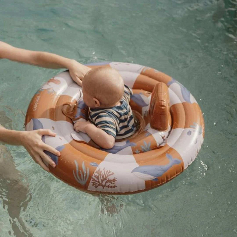 Salvagente gonfiabile Little Dutch Ocean World per bambini, accessorio mare colorato e sicuro per il nuoto in acqua.