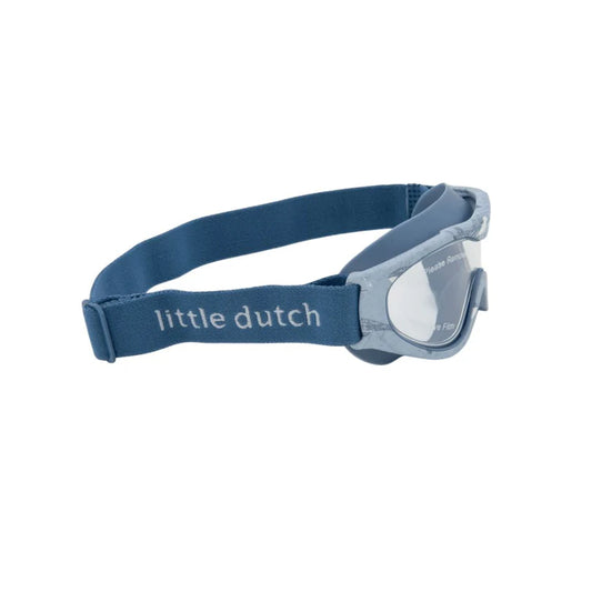 Maschera da nuoto Little Dutch Ocean World per bambini, con design colorato e cinturino regolabile, adatta per nuoto in mare.