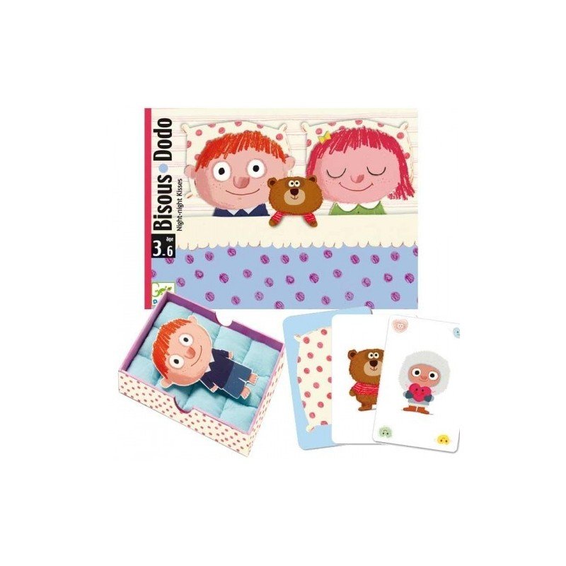 Djeco Gioco di carte Bisous Dodo - Emotions Toy