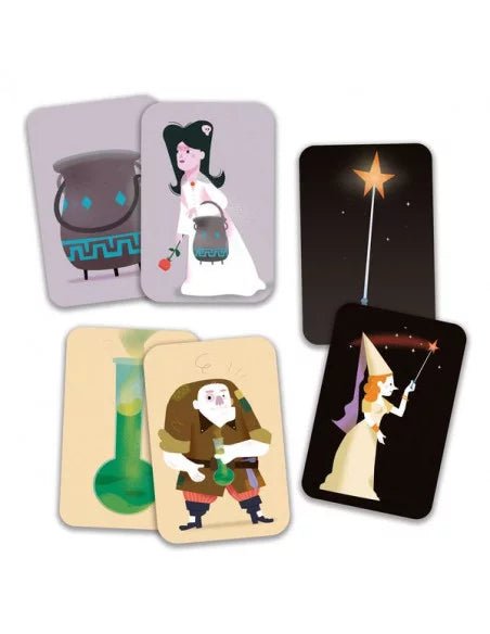 Djeco Gioco di carte Magic School - Emotions Toy