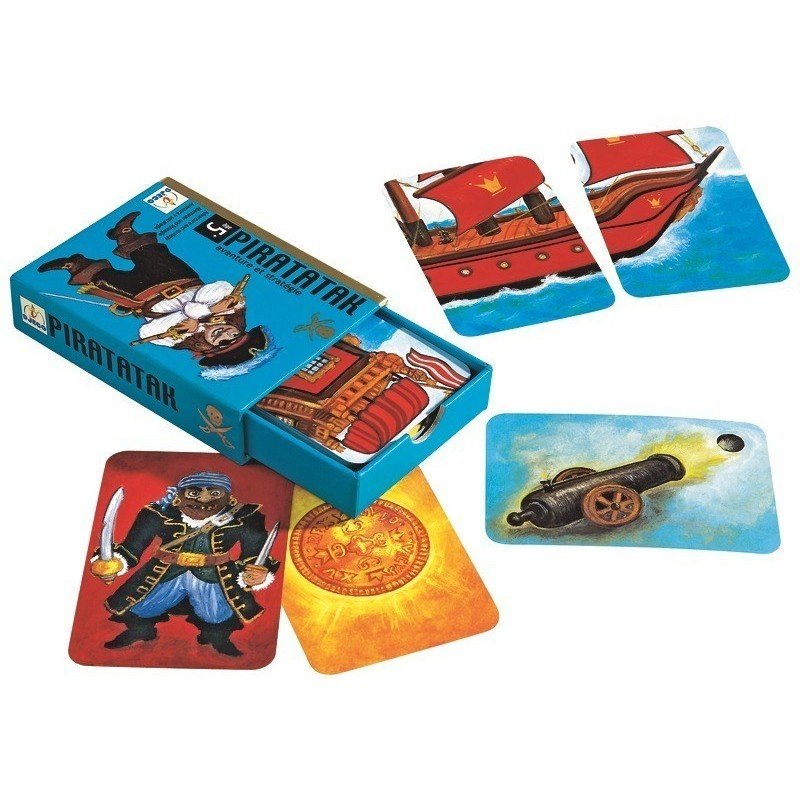 Djeco Gioco di carte Piratatak - Emotions Toy