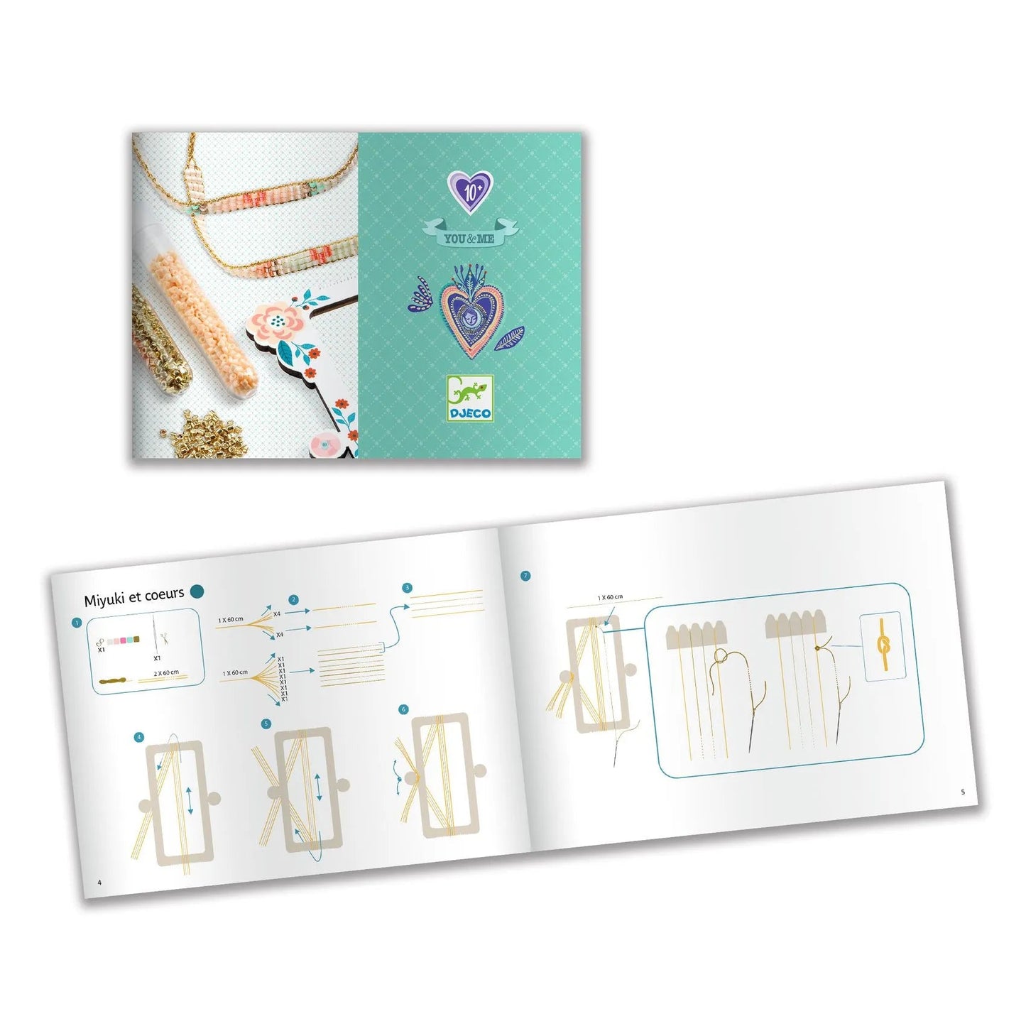 Djeco Gioielli da creare You & Me Cuori - Emotions Toy
