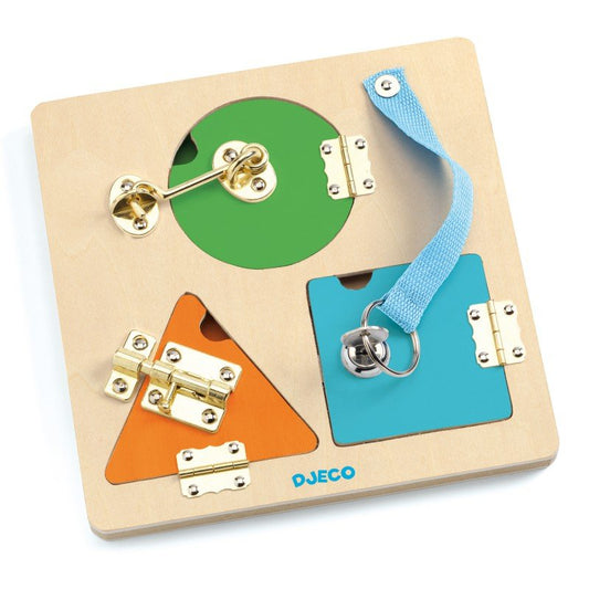 Djeco LockBasic Gioco a incastro con lucchetti - Emotions Toy