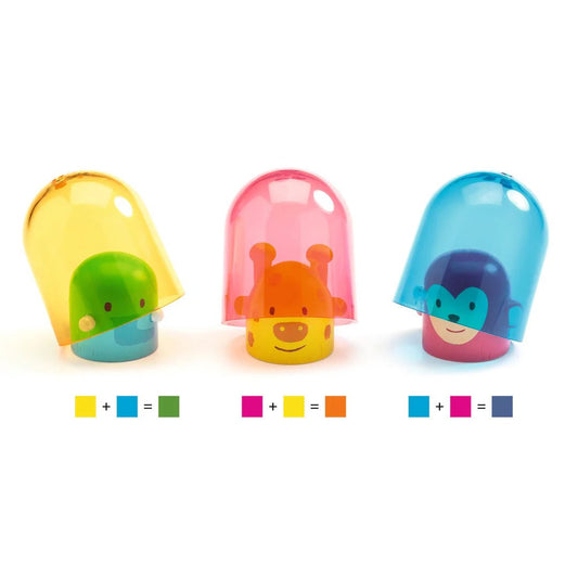 Djeco Trenino da tirare Arcobaleno in legno - Emotions Toy