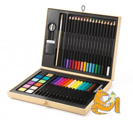 Djeco Valigetta d'arte 46 pz - Emotions Toy