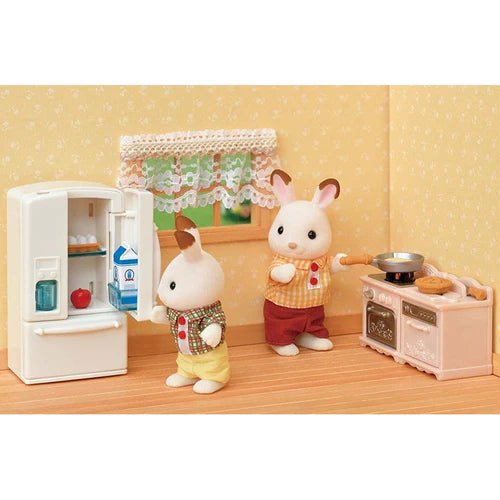 Epoch 5449 Sylvanian Family Arredamento con mamma Coniglio Cioccolato - Emotions Toy