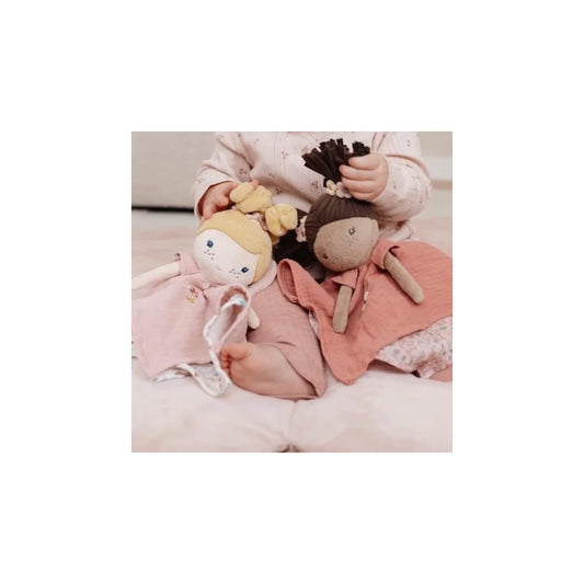 Doudou Little Dutch Fairy Evi, morbido peluche con fata, ideale per bambini, con dettagli colorati e simpatici.