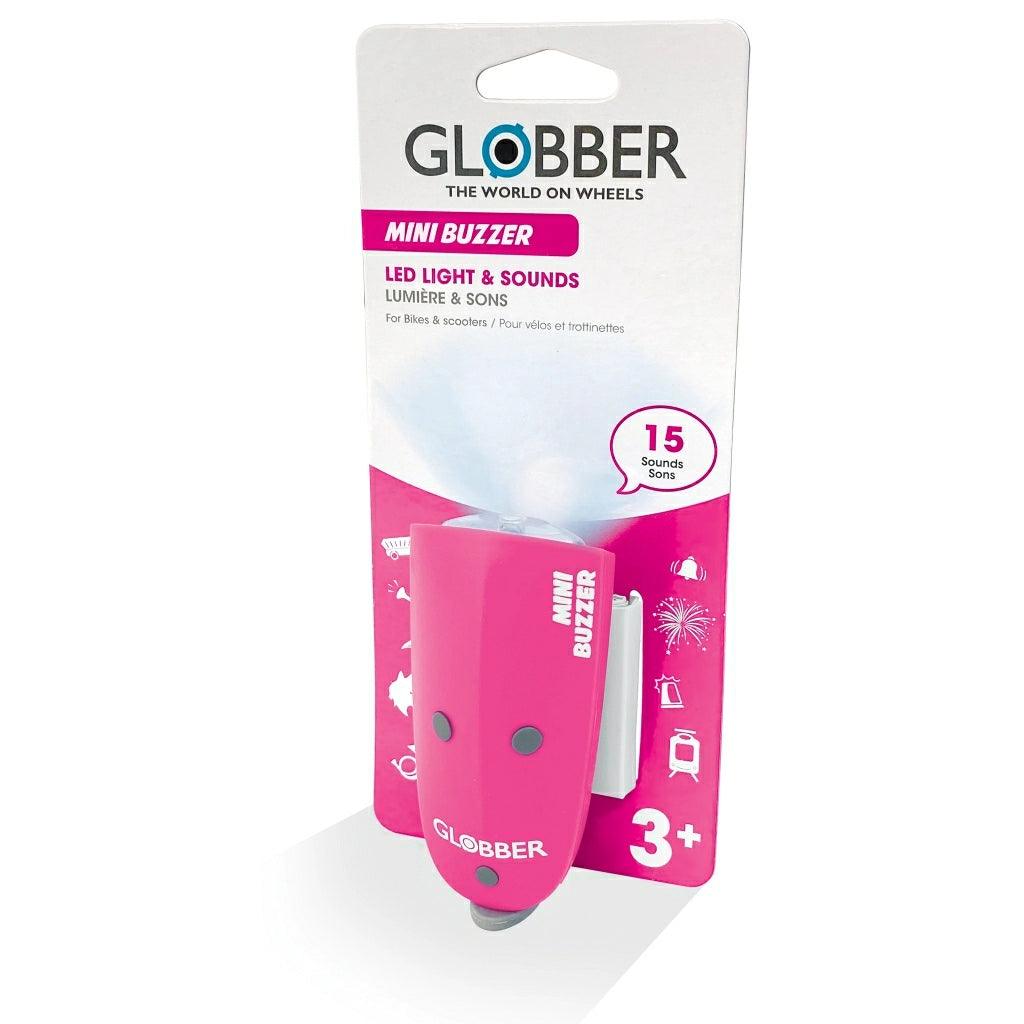 Globber Luce e clacson per monopattini Fucsia - EmotionsToy