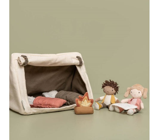 Little Dutch Cuddle Doll Set in Campeggio con Jake e Anna - EmotionsToy