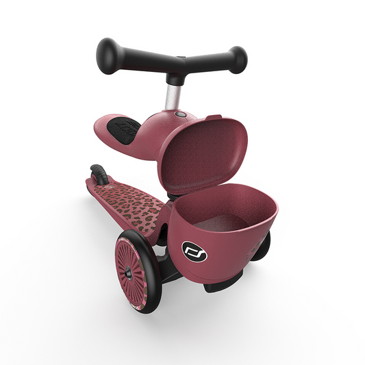 Scoot & Ride Highwaykick 1 Lifestyle Wildcat - Monopattino 2 in 1 con sedile