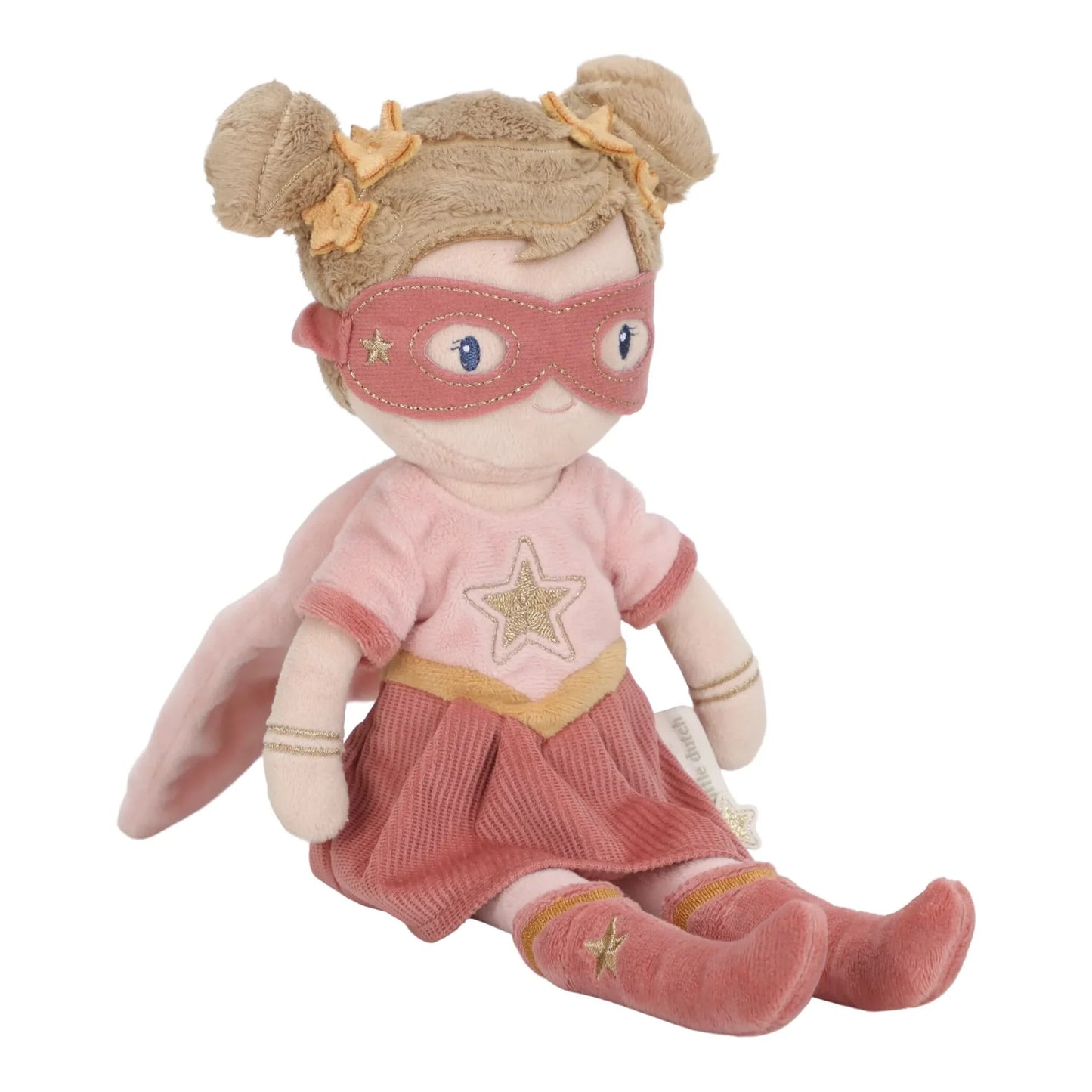 Little Dutch® Bambola Peluche Supereroina Rosa  35 cm