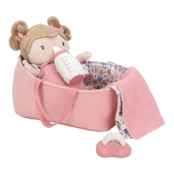 Bambola in tessuto Little Dutch Rosa per neonato, morbida e adorabile, ideale come primo giocattolo per i più piccoli