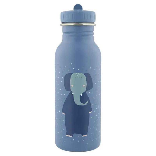 Borraccia Trixie da 500 ml Mrs. Elephant in vetro con design colorato per animali domestici.