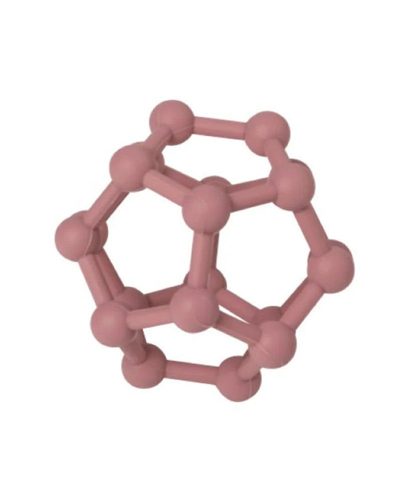 Eurekakids Pallina morbida 0M+ in silicone ROSA