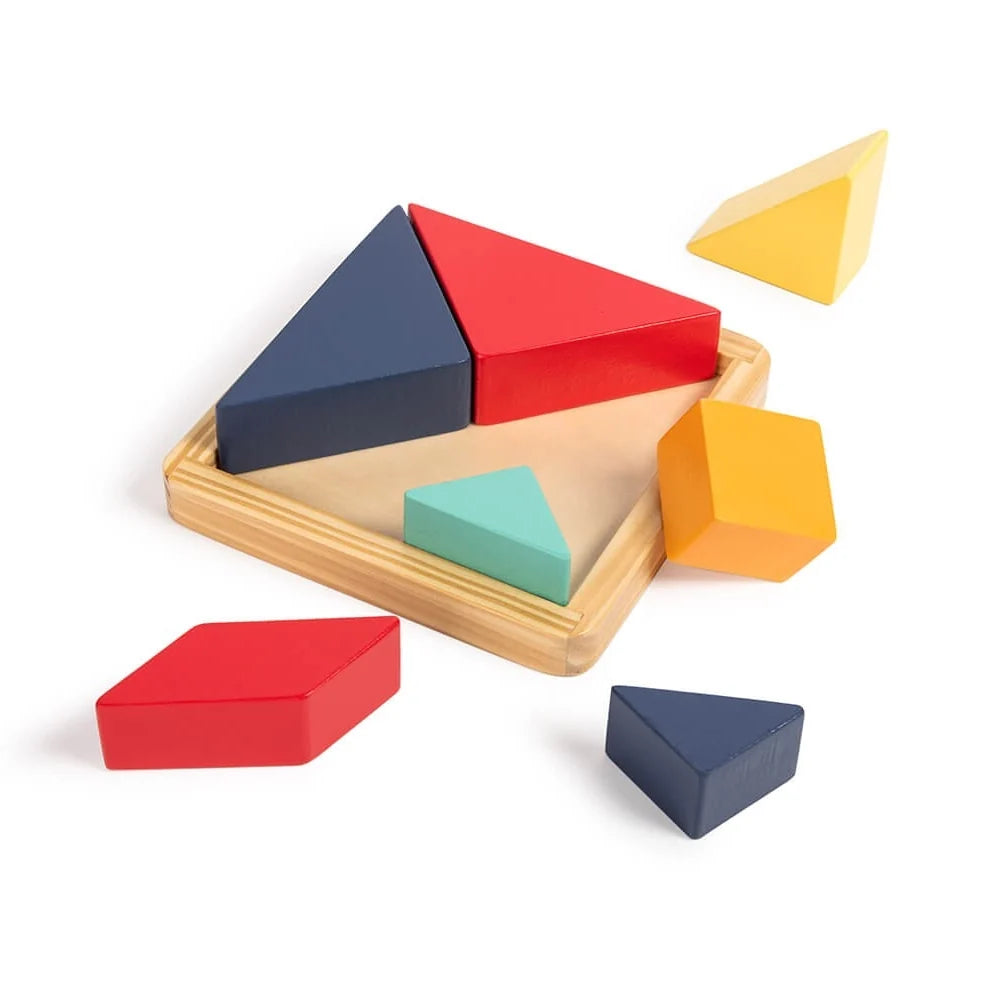 Eurekakids Montessori 2in1 Built-in Puzzle