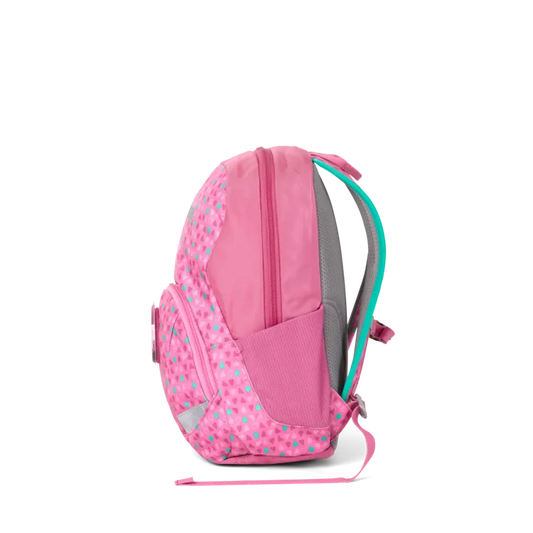 Zaino ergobag tempo libero Confetti con motivo a confetti colorati, ideale per scuola o tempo libero, resistente e comodo.