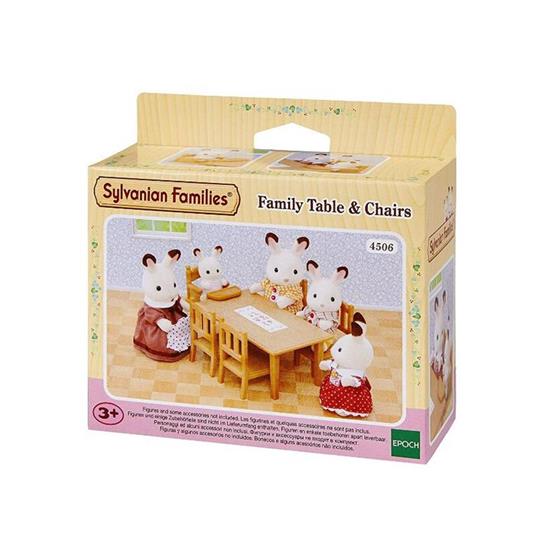 Epoch 4506 Sylvanian  Families -Set Tavolo+Sedie-Family Table&Chairs