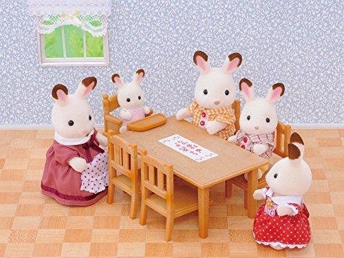 Epoch 4506 Sylvanian  Families -Set Tavolo+Sedie-Family Table&Chairs