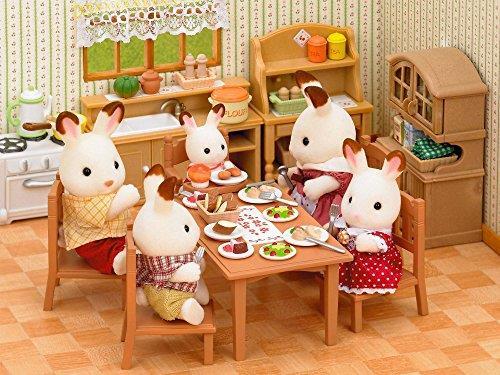 Epoch 4506 Sylvanian  Families -Set Tavolo+Sedie-Family Table&Chairs