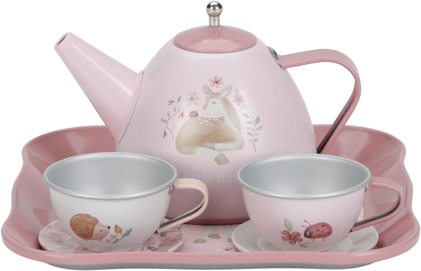 Little Dutch  Fairy Garden Set da tè con valigetta