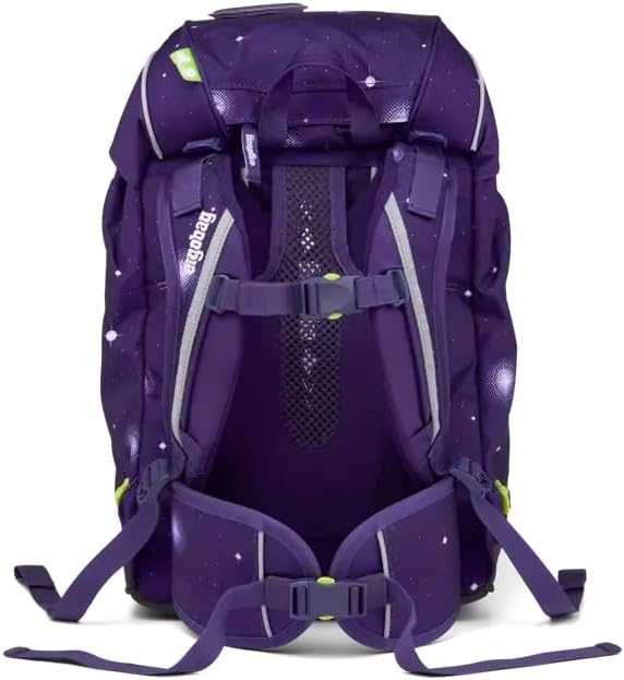 Zaino ergobag PRIME BEARGASUS per scuola elementare, con design colorato e spallacci imbottiti, in vista frontale
