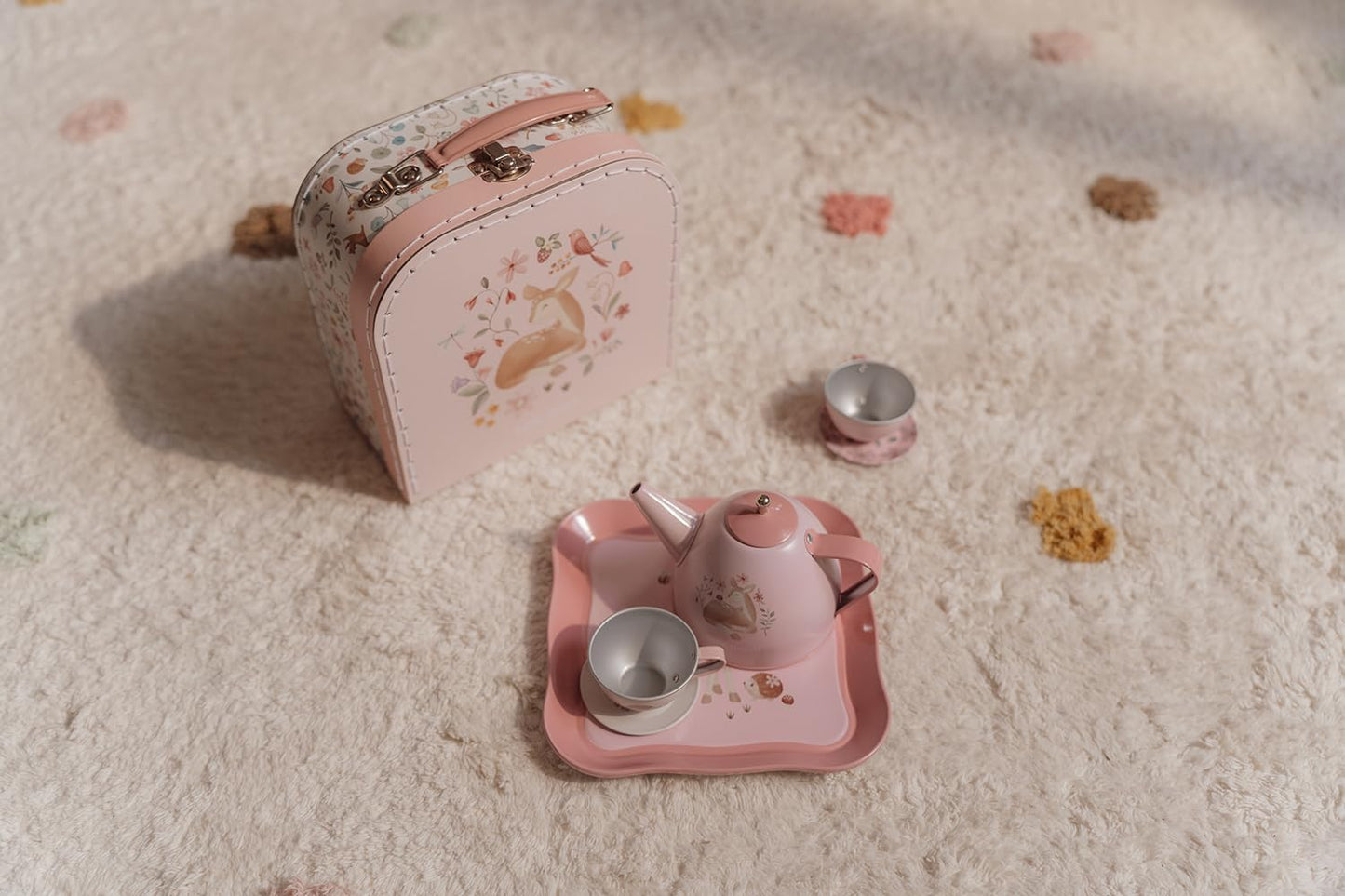 Little Dutch  Fairy Garden Set da tè con valigetta