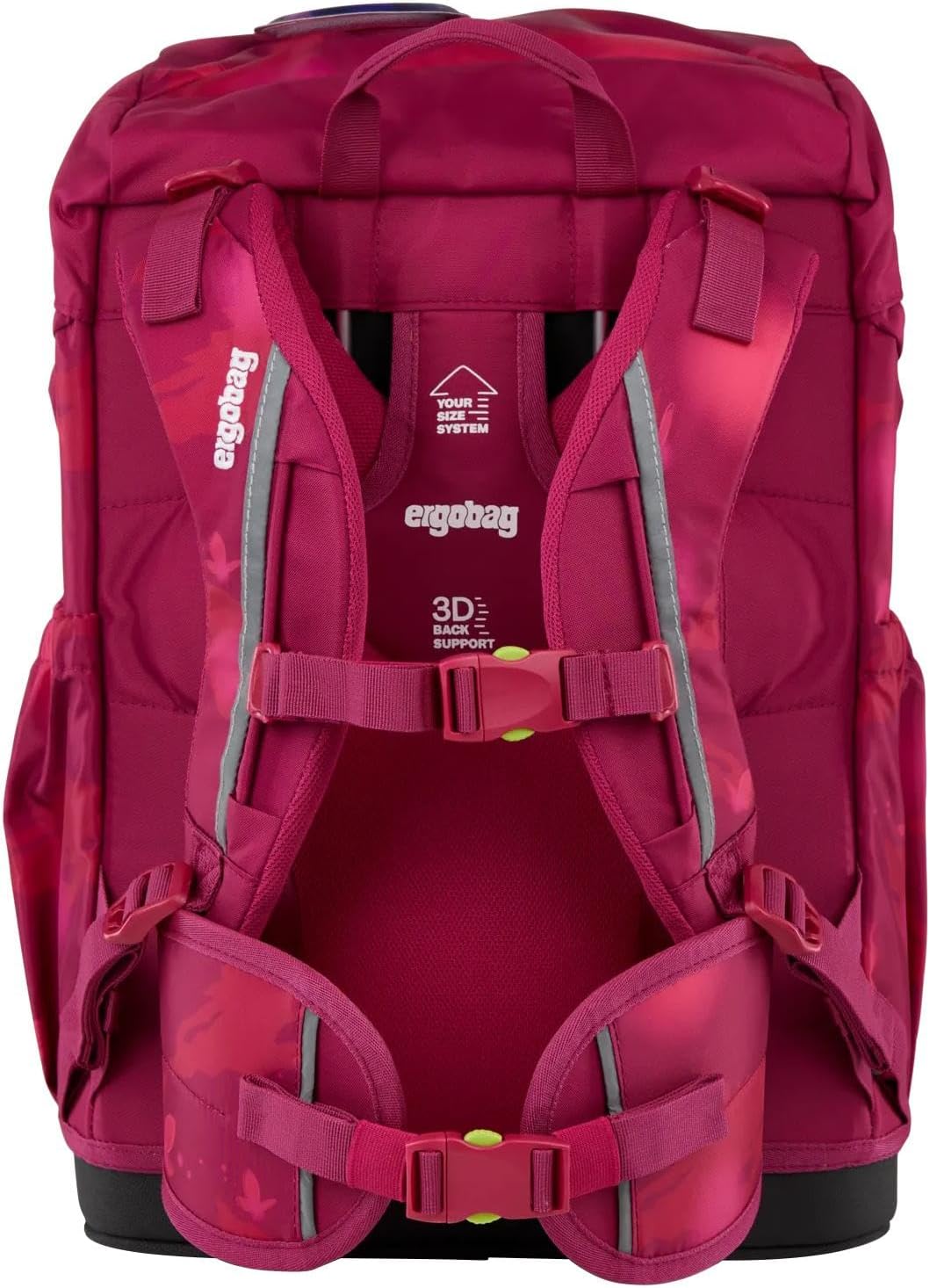 Zaino ergobag Flex Bearicorn per scuola elementare, con design colorato e spallacci regolabili, ideale per bambini.