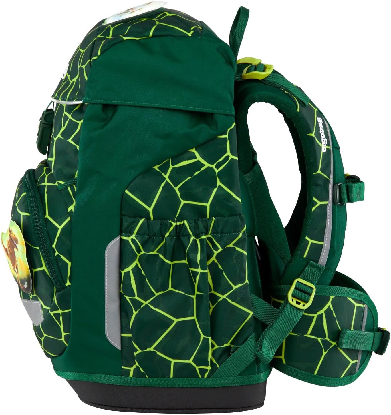 Zaino ergobag Flex BearRex per scuola elementare, colorato e resistente, con scomparti spaziosi e design divertente per bambini
