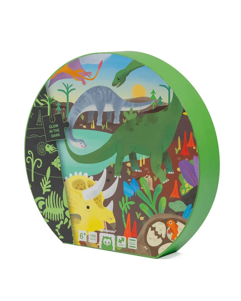 Eurekakids Fluorescent Dinosaur Puzzle 6A+ - 100 PCS