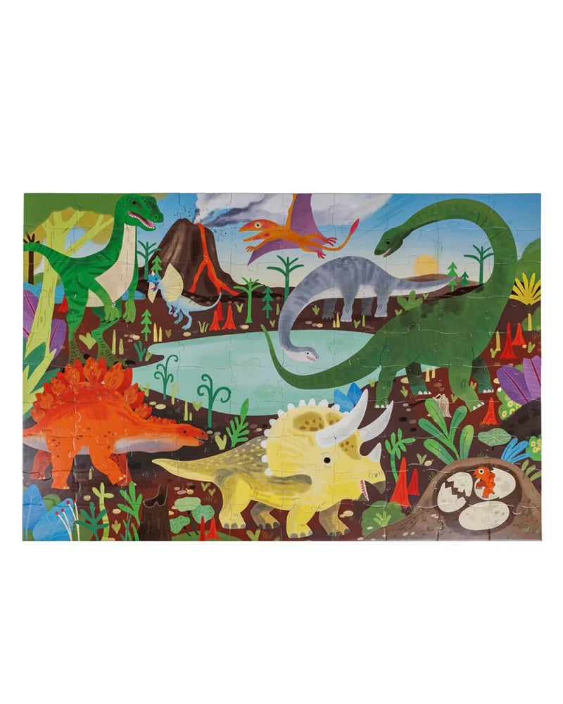 Eurekakids Fluorescent Dinosaur Puzzle 6A+ - 100 PCS