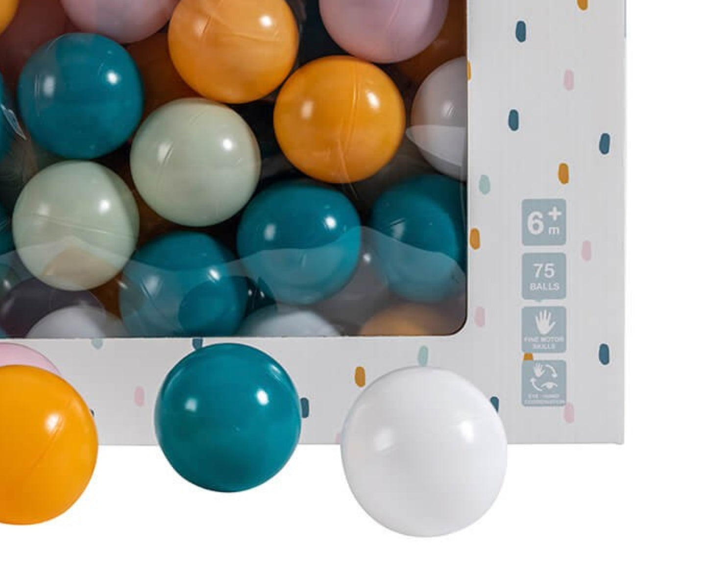 Eurekakids Cucu Confezione da 75 palline colorate