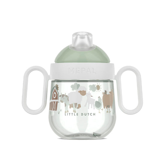 Little Dutch Tazza Antigoccia con Manici e Beccuccio Little Farm 200ml