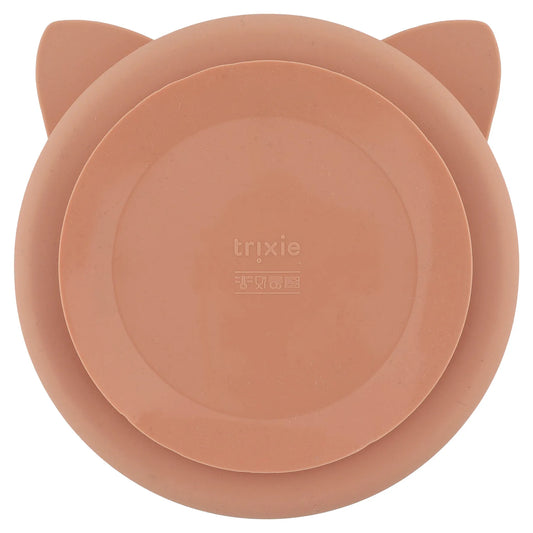 Trixie Piatto in silicone con ventosa Mrs.Cat