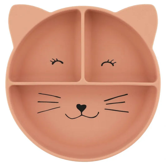 Trixie Piatto in silicone con ventosa Mrs.Cat