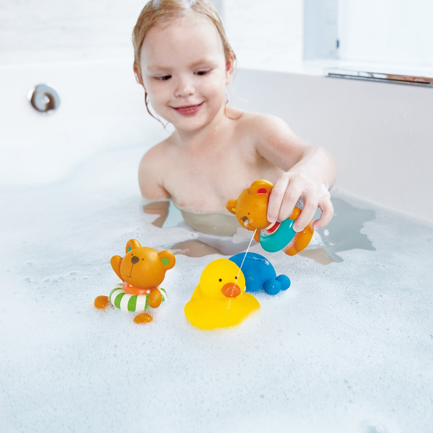 Hape E0204 Giocattolo a carica manuale Teddy