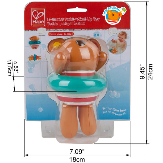 Hape E0204 Giocattolo a carica manuale Teddy
