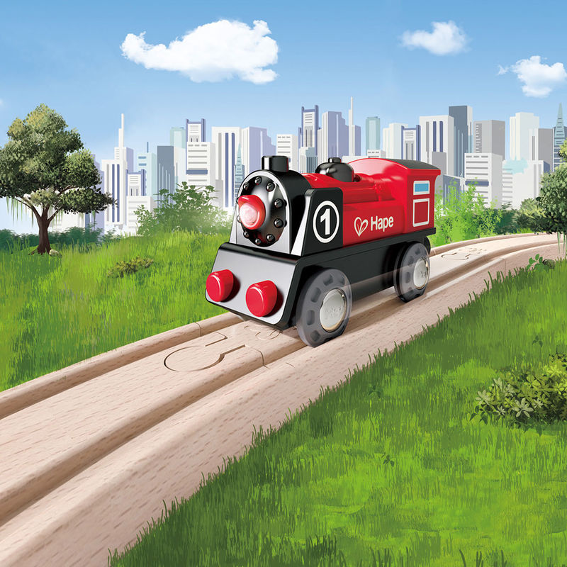 Hape E3703 Locomotiva a batteria