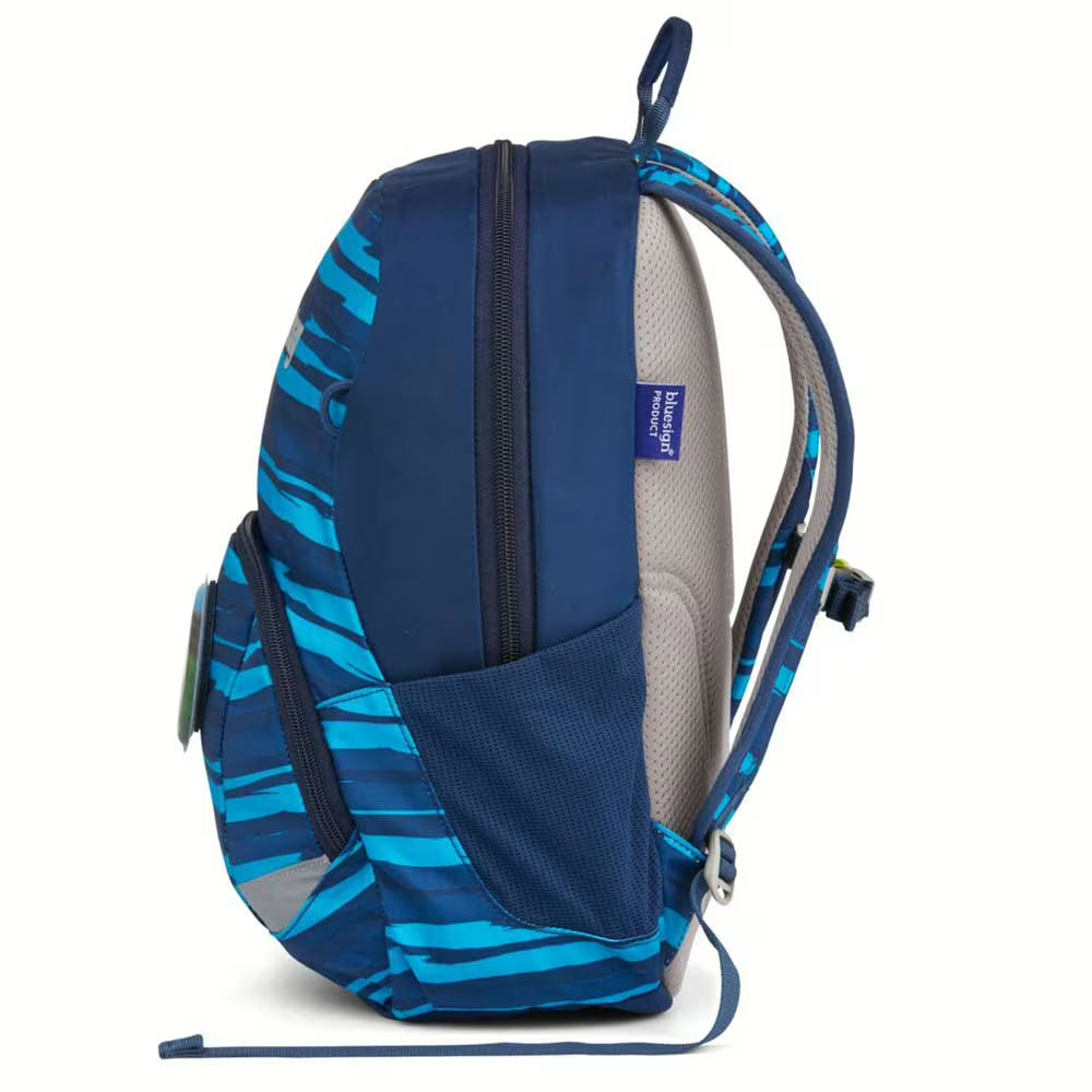 Zaino ergobag Tempo Libero Jungle con disegni colorati di animali e natura, resistente e spazioso per bambini.