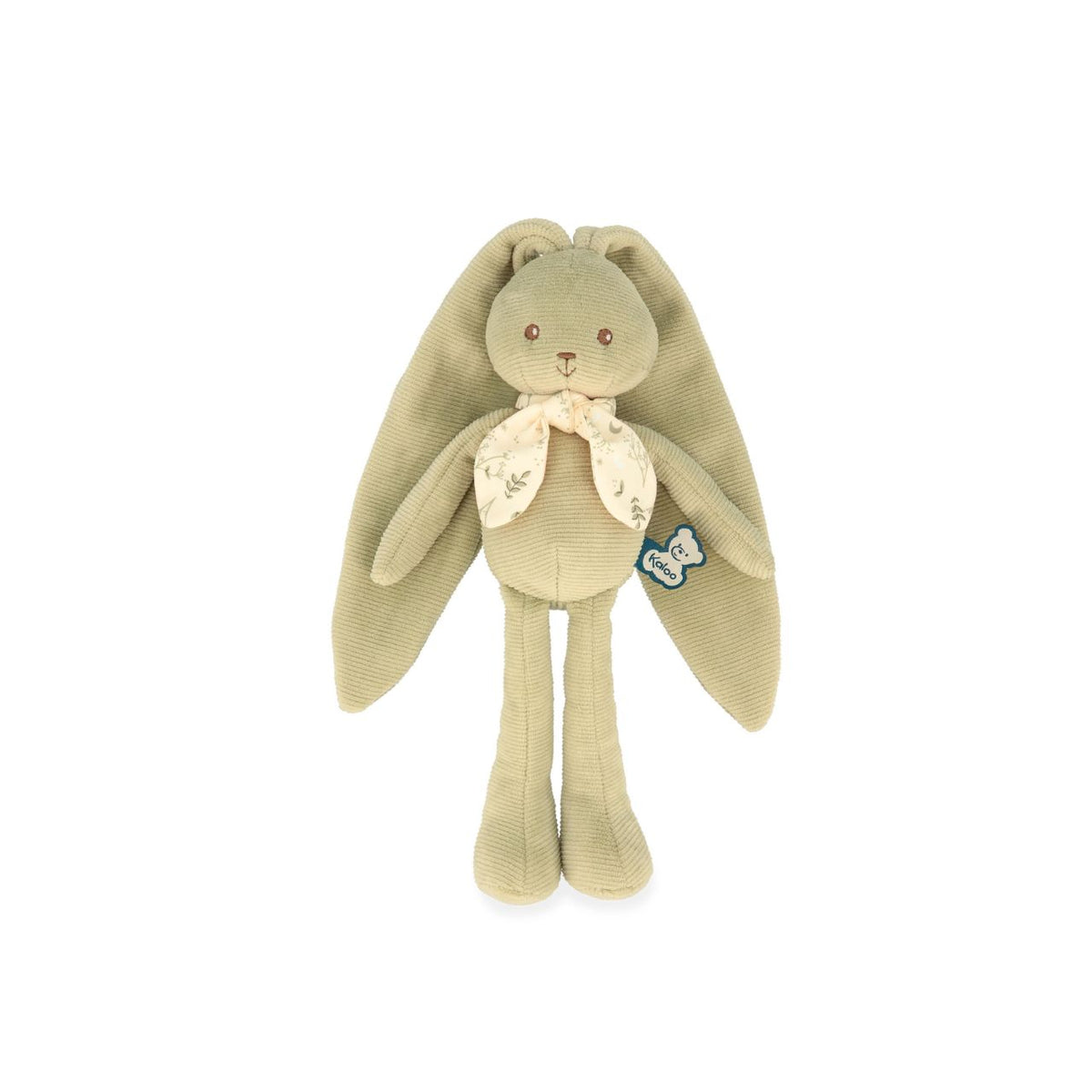Doudou Kaloo Peluche LAPINOO coniglio verde, morbido e soffice, ideale per neonati e bambini piccoli.