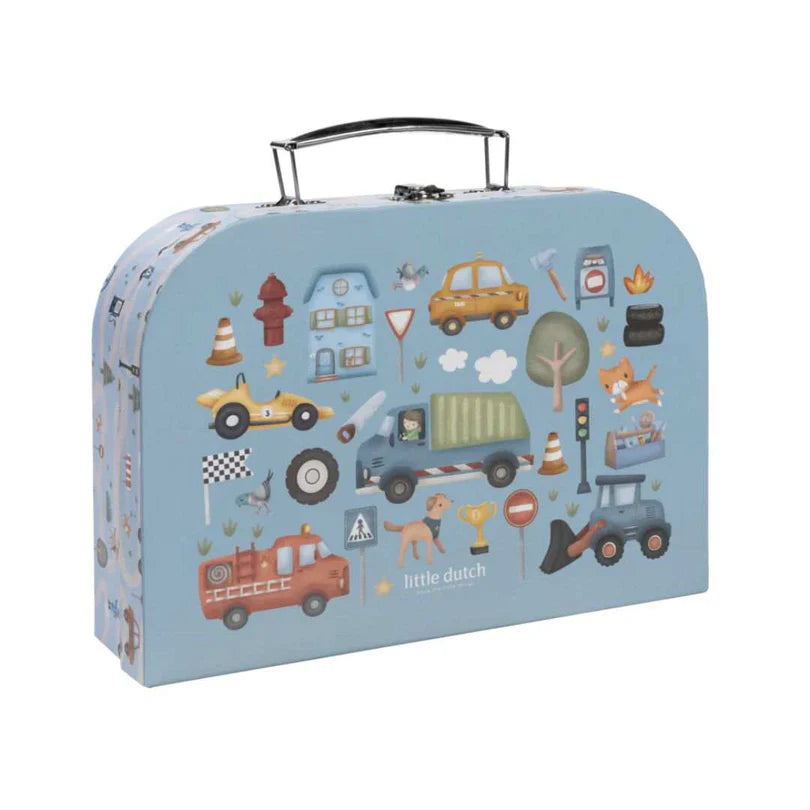 Little Dutch® Valigetta creativa Jim Vehicles
