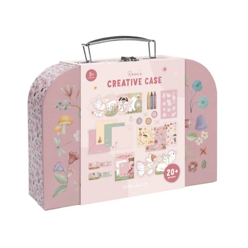 Little Dutch® Valigetta creativa Rosa Fairy Garden