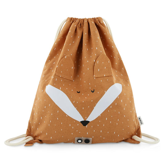 Sacca con coulisse Trixie Mr. Fox, morbida e resistente, perfetta per trasportare piccoli oggetti o accessori.