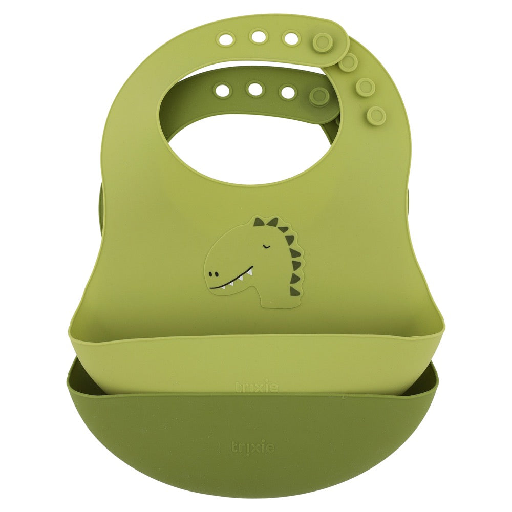 Trixie Bavaglino in silicone 2 pz Mr.Dino
